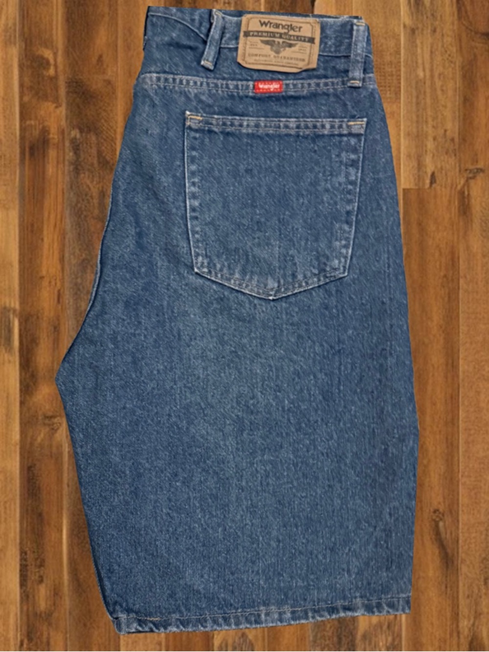 Wrangler Jorts 36 Relaxed Fit Denim Shorts Blue 90s Y2K